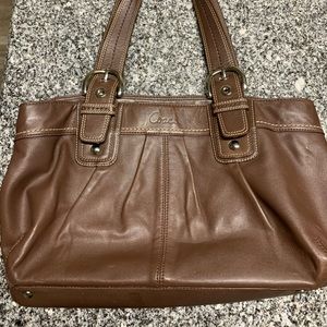 Brown Leather Coach Purse
